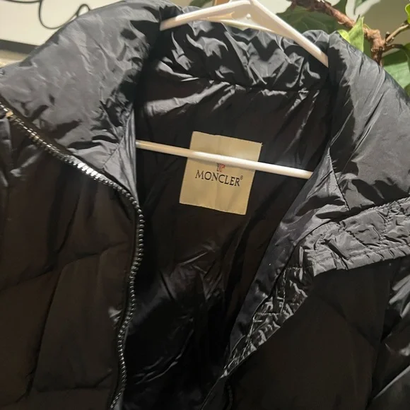 Moncler Black Long Puffer Coat - Picture 7 of 15